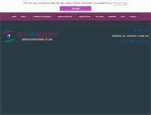 Tablet Screenshot of pateleyeassociates.com